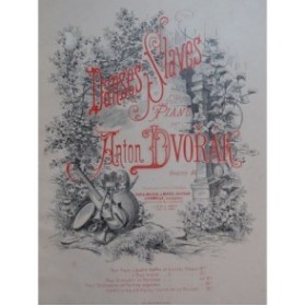DVORAK Anton Danses Slaves HELLER Stephen Etudes Piano ca1880