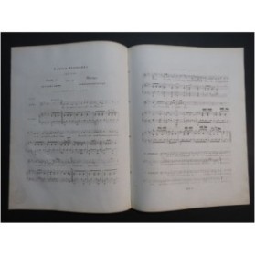 BRUGUIÈRE Édouard L'Adieu Fraternel Chant Piano ca1830