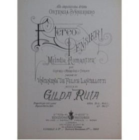 RUTA Gilda Etere Pensier ! Chant Piano 1884