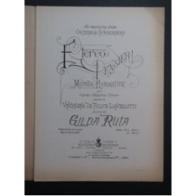 RUTA Gilda Etere Pensier ! Chant Piano 1884