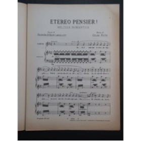 RUTA Gilda Etere Pensier ! Chant Piano 1884