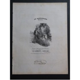 GRISAR Albert Le Bandoulier Chant Piano ca1840