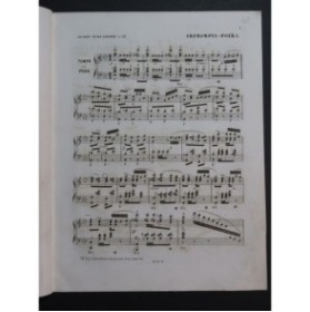 SCHULHOFF Jules Impromptu-Polka op 33 Piano ca1850