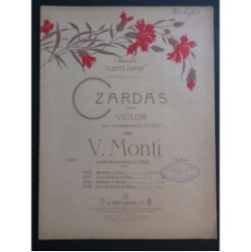 MONTI V. Czardas Piano Violon
