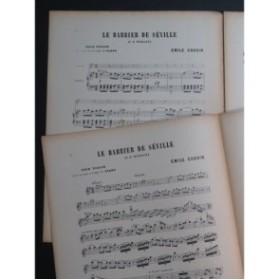 COUSIN Émile Le Barbier de Séville Fantaisie Piano Violon