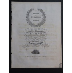 ADAM Adolphe Le Ciel de Provence Chant Piano ca1830