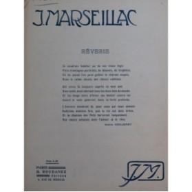 MARSEILLAC J. Rêverie Chant Piano