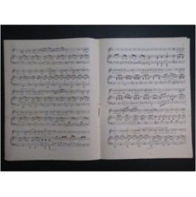 FAURE J. Alleluia d'Amour Chant Piano ca1880