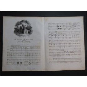 LABARRE Théodore Le Roi de la Montagne Chant Piano ca1830