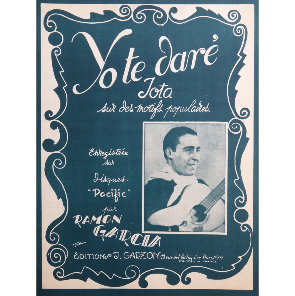 VOGEL Marc Yo Te Daré Chant Piano 1949