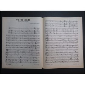 VOGEL Marc Yo Te Daré Chant Piano 1949