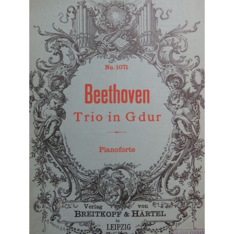 BEETHOVEN Trio WoO37 Piano Flûte Basson