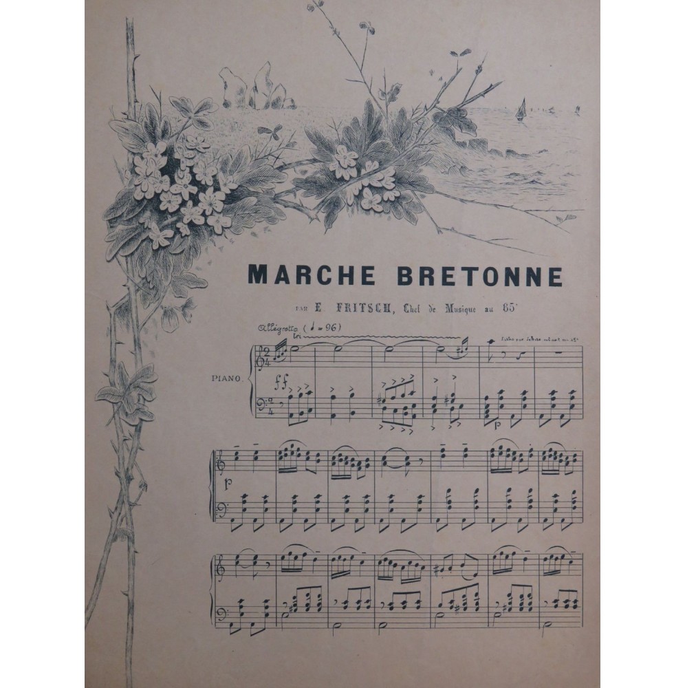 FRITSCH E. Marche Bretonne Piano