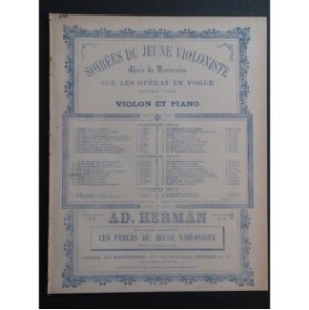 HERMAN Adolphe Fantaisie sur Hérodiade Massenet Piano Violon 1919