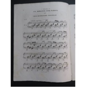 MENDELSSOHN Recueil No 7 Six Romances op 85 Piano ca1850