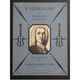 SCARLATTI Domenico Sonatas 2e Vol 4 Pièces Guitare 1971