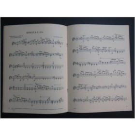 SCARLATTI Domenico Sonatas 2e Vol 4 Pièces Guitare 1971