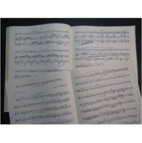 DÉSENCLOS Alfred Plain-Chant et Allegretto Trombone Piano 1965