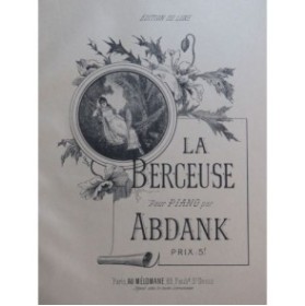 ABDANK C. La Berceuse Piano