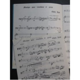 LEJET Edith Musique pour Trombone et Piano 1974