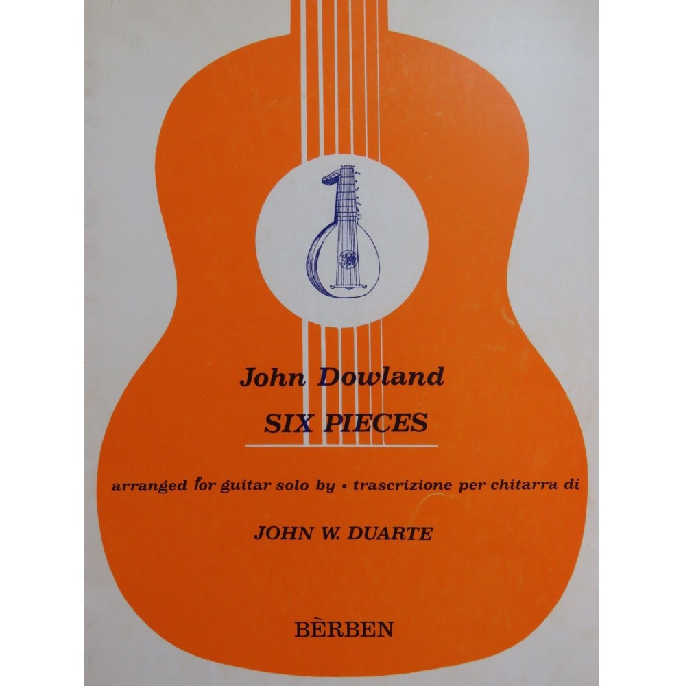 DOWLAND John Six Pièces Guitare 1975