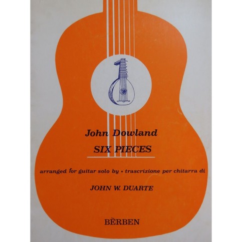 DOWLAND John Six Pièces Guitare 1975