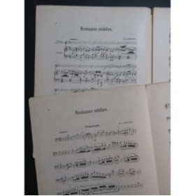 MOZART W. A. Romance Célèbre Piano Violoncelle