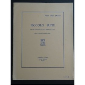 DUBOIS Pierre Max Piccolo Suite Piano Tuba ou Trombone 1957