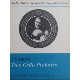 BACH J. S. Two Cello Preludes Guitare 1970