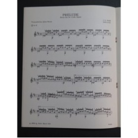 BACH J. S. Two Cello Preludes Guitare 1970