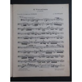 COUILLAUD Henri Etudes de Style Volume No 2 Trombone à Coulisse 1947