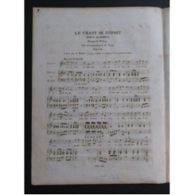 MÉHUL Le Chant du Départ Chant Piano ou Harpe ca1830