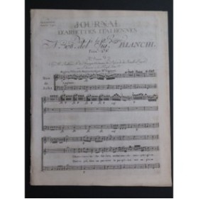 BIANCHI Francesco L'Amorosa farfalletta Chant 1790