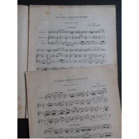 FESTING Michael Christian Sonate en Si mineur Piano Violon 1910