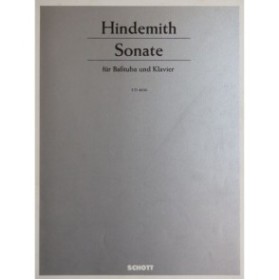HINDEMITH Paul Sonate Piano Tuba