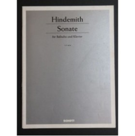 HINDEMITH Paul Sonate Piano Tuba