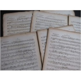 BEETHOVEN Quatuors op 59 Violons Alto Violoncelle ca1825