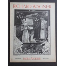WAGNER Richard The Flying Dutchmann Ouverture Piano 1914