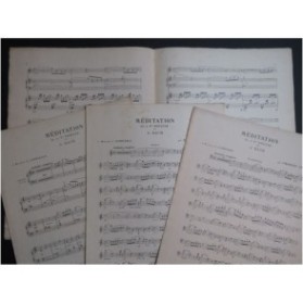 GOUNOD Charles Méditation Bach Piano Orgue Violon Violoncelle XIXe