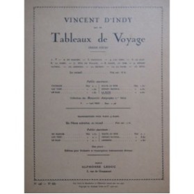 D'INDY Vincent La Pluie Piano 1921