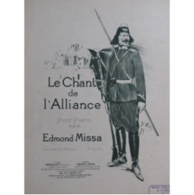 MISSA Edmond Le Chant de l'Alliance Piano 1897