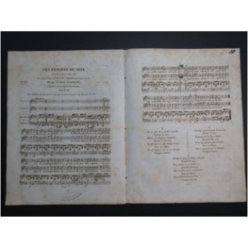 BLANGINI Félix Les Dangers du Soir Chant Piano ou Harpe ca1830