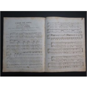 PANSERON Auguste J'aurais été fidèle Chant Piano ca1830