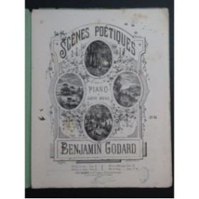 GODARD Benjamin Dans les Champs op 46 Piano 4 mains ca1880