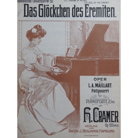 CRAMER H. Das Glöckchen des Eremiten Maillart Piano