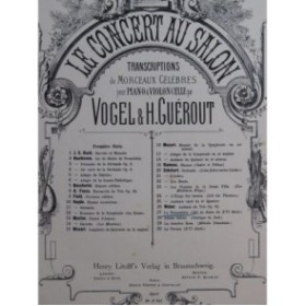 VOGEL H. GUÉROUT La Romanesca Danse Piano Violoncelle