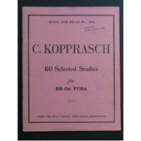 KOPPRASCH C. Selected Studies for BB flat Tuba 1967