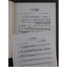 MÉTRA Olivier La Vague Valse Piano Violon ca1876