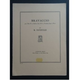 FAYEULLE Roger Bravaccio Piano Tuba ou Trombone 1958