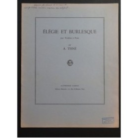 TISNÉ Antoine Élégie et Burlesque Piano Trombone 1965